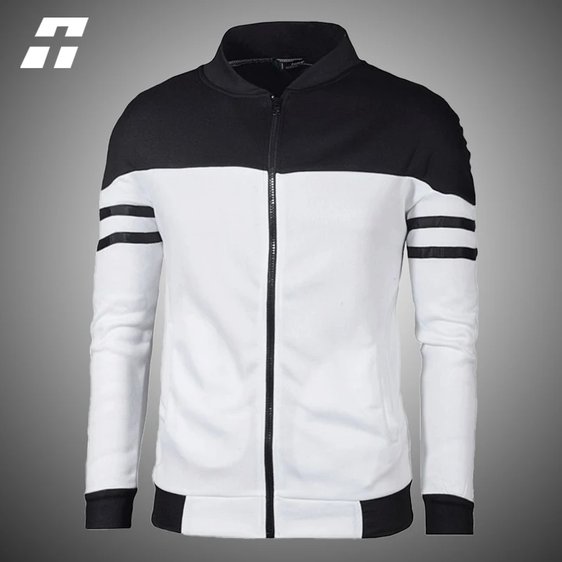 Men's Stripe Jackets Patchwork Sweatshirt 2022 Spring Casual Male Coats Solid Zipper Sportswear Stand Collar Sliming Men Jacket
Men's Stripe Jackets Patchwork Sweatshirt 2022 Spring Casual Male Coats Solid Zipper Sportswear Stand Collar Sliming Men Jacket