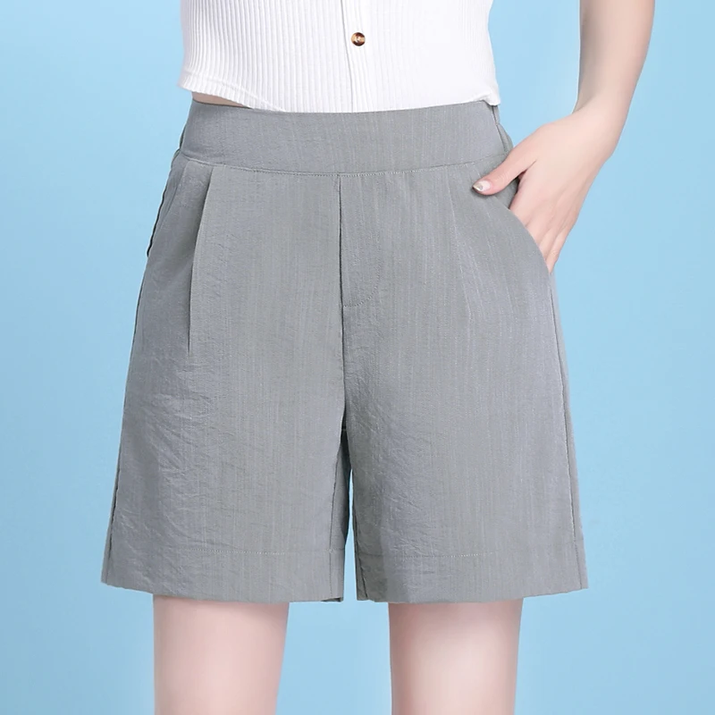 Summer Wide Leg Shorts Women 2023 Solid Cotton Linen High Waist Shorts Woman Black White Pockets Loose Casual Short Pants Femme
Summer Wide Leg Shorts Women 2023 Solid Cotton Linen High Waist Shorts Woman Black White Pockets Loose Casual Short Pants Femme