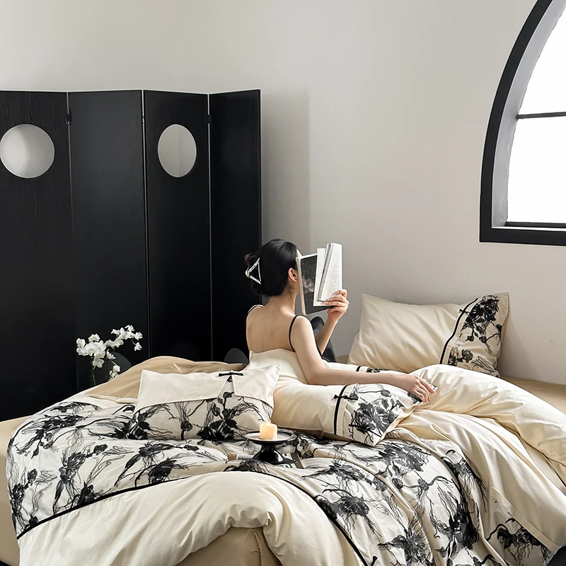 100% Cotton Queen Size Bedding Set Duvet/ Comforter Cover Bed Sheet Set pillowcas for bed adult comfort
100% Cotton Queen Size Bedding Set Duvet/ Comforter Cover Bed Sheet Set pillowcas for bed adult comfort