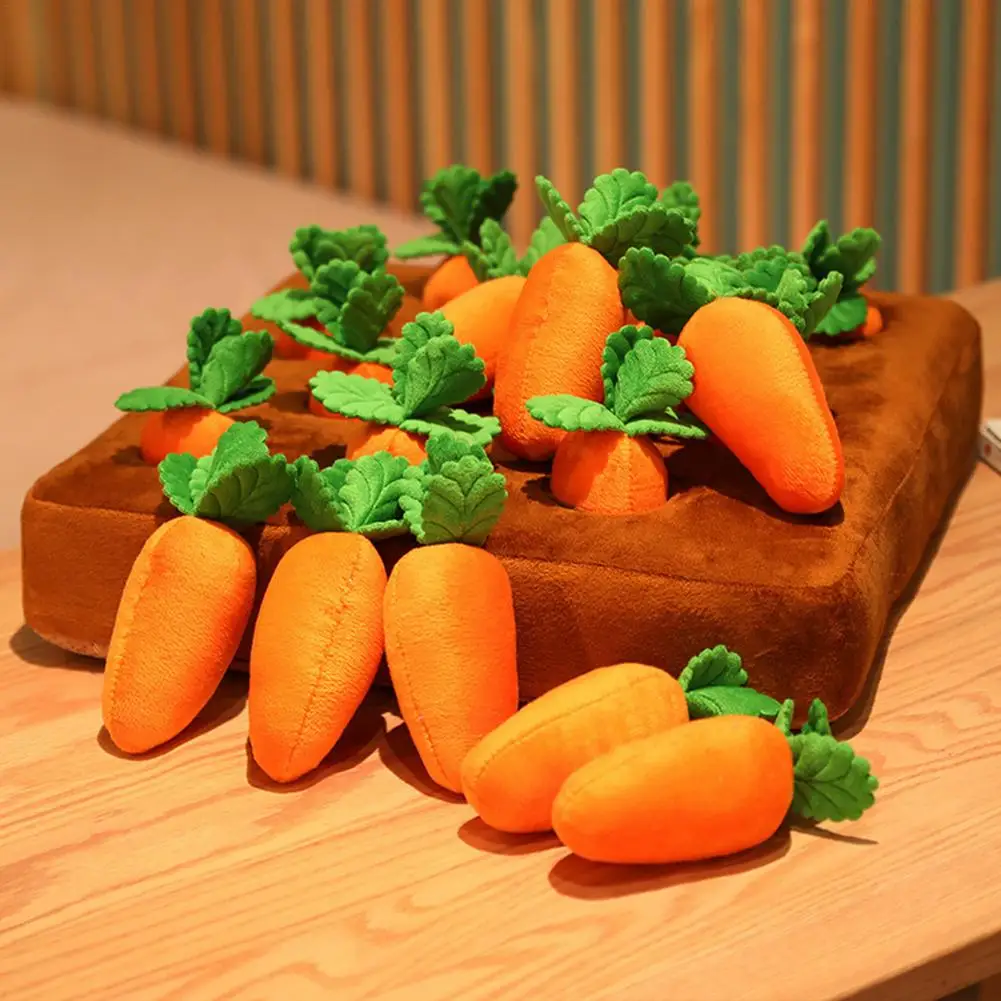 5PCS Carrot Plush Pet Vegetable Chew Toy Sniff Pets Hide Food Toys To Improve Eating Habits Durable Chew Dogs Accessories
5PCS Carrot Plush Pet Vegetable Chew Toy Sniff Pets Hide Food Toys To Improve Eating Habits Durable Chew Dogs Accessories