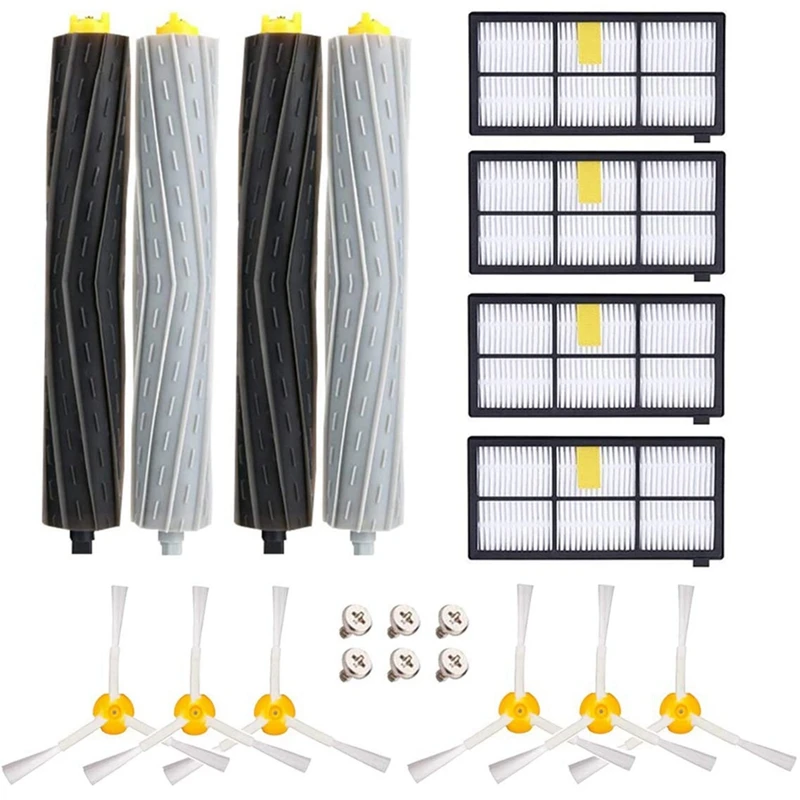 Accessories For Irobot Roomba 800 900 Series 805 850 851 860 865 866 870 871 876 880 885 Filters Brushes Replacement Kit
Accessories For Irobot Roomba 800 900 Series 805 850 851 860 865 866 870 871 876 880 885 Filters Brushes Replacement Kit