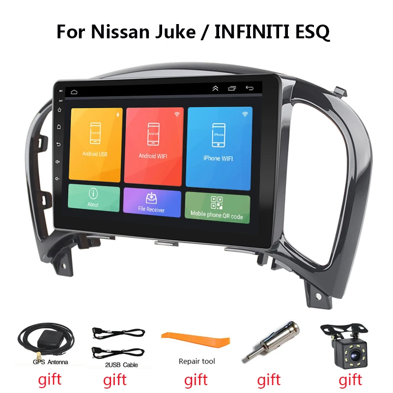 9" Android Compatible Car Stereo 2 Din Head Unit For NISSAN Juke 2010-2019 Auto Radio Carplay GPS Navigation BT Audio Player
9" Android Compatible Car Stereo 2 Din Head Unit For NISSAN Juke 2010-2019 Auto Radio Carplay GPS Navigation BT Audio Player