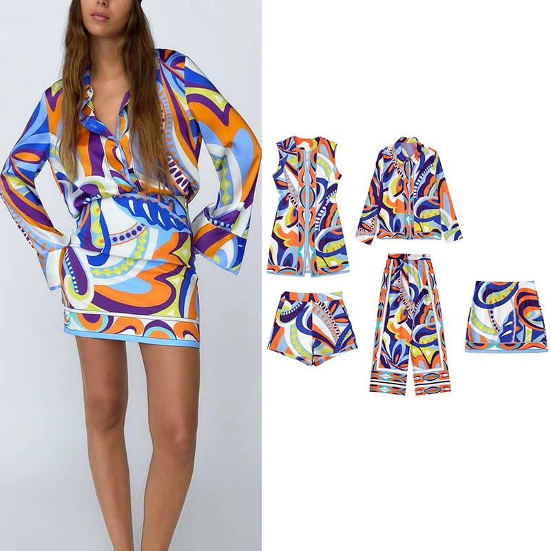 2022 Spring Women Fashion Printed Shirt Versatile Long Sleeve Single-breasted Lapel Female Shirt Chic Top LY9749
2022 Spring Women Fashion Printed Shirt Versatile Long Sleeve Single-breasted Lapel Female Shirt Chic Top LY9749