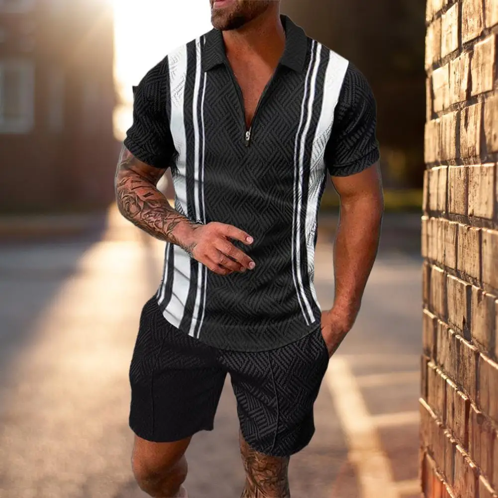 1 Set Stylish Shirt Shorts Zipper Tear Resistant Men Top Shorts Printed Sweat-wicking Shirt Shorts
1 Set Stylish Shirt Shorts Zipper Tear Resistant Men Top Shorts Printed Sweat-wicking Shirt Shorts