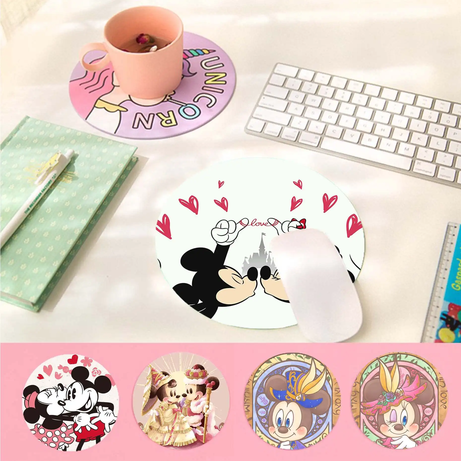Cool New Disney Mickey Minnie Couples Love Laptop Computer round desk pads Mousepad gaming Mousepad Rug For PC Laptop Notebook
Cool New Disney Mickey Minnie Couples Love Laptop Computer round desk pads Mousepad gaming Mousepad Rug For PC Laptop Notebook