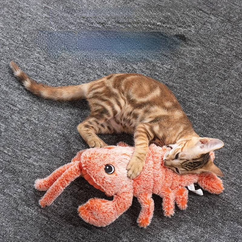 Cat Dog Electric Jumping Shrimp Toys Stuffed Shrimp Interactive Pet Toy Simulation Lobster Toy Interattivi Rellenos Interactivos
Cat Dog Electric Jumping Shrimp Toys Stuffed Shrimp Interactive Pet Toy Simulation Lobster Toy Interattivi Rellenos Interactivos