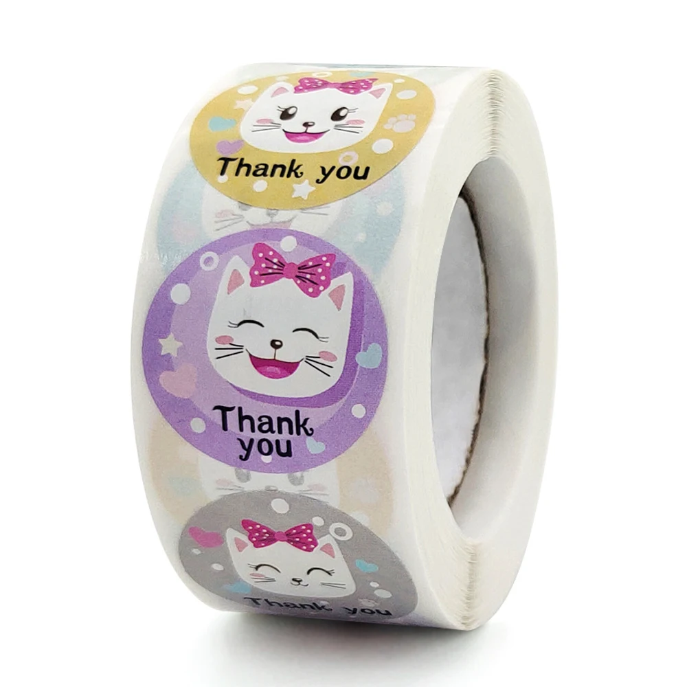 500pcs Kawaii Cute Cat Stickers Round Cartoon Animal Adhesive seal Labels for Greeting Cards Gift Decor Stationery Sticker
500pcs Kawaii Cute Cat Stickers Round Cartoon Animal Adhesive seal Labels for Greeting Cards Gift Decor Stationery Sticker