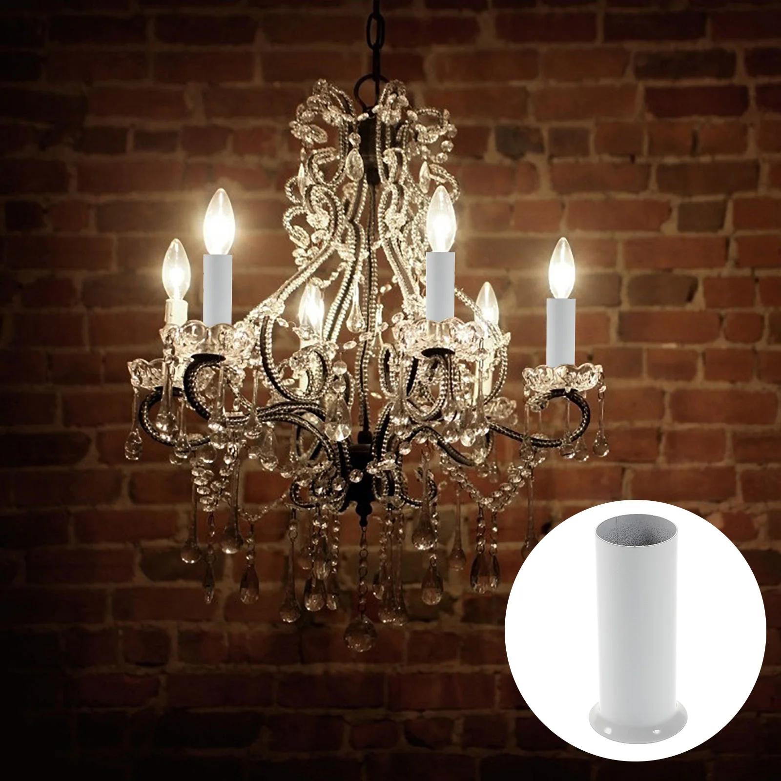 Chandelier Cuff Set Accessories Crystal Parts Light Bulb Cover Lamp Base Sleeves Candelabra Tube Covers Chandeliers
Chandelier Cuff Set Accessories Crystal Parts Light Bulb Cover Lamp Base Sleeves Candelabra Tube Covers Chandeliers