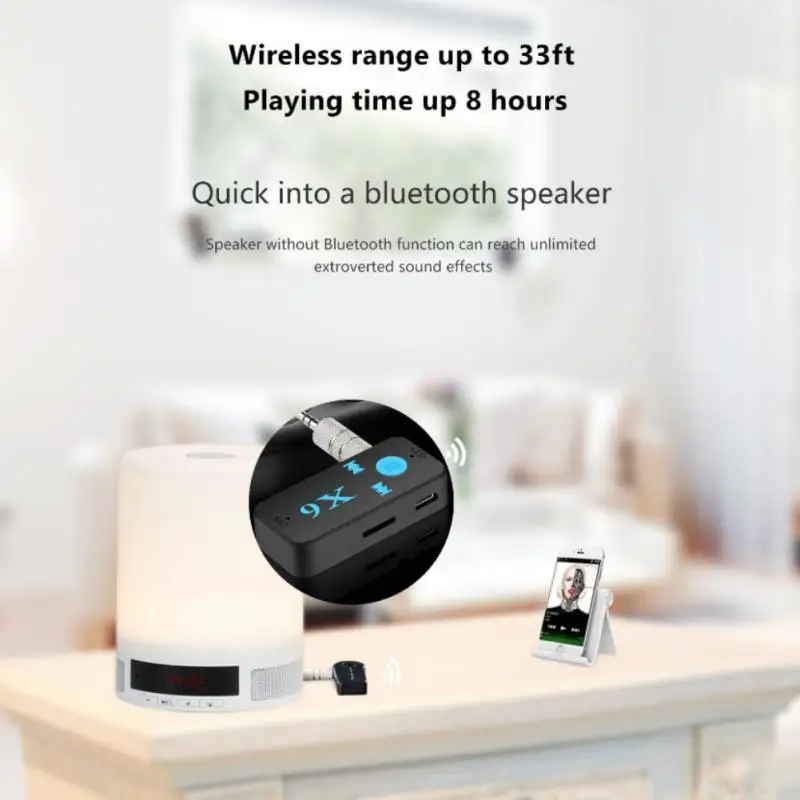 2/4/6PCS Black Stereo Audio Receiver X6 Wireless Receiver Supports Hands-free Calling Wireless Receiver
2/4/6PCS Black Stereo Audio Receiver X6 Wireless Receiver Supports Hands-free Calling Wireless Receiver
