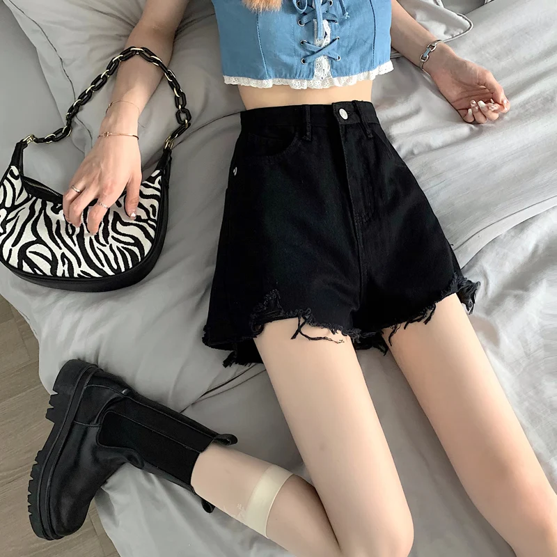 Women Wide Leg Denim Shorts Casual Women Street Clothes Loose Solid Color Jeans Shorts Casual Women's Shorts Baggy Jeans NS5140
Women Wide Leg Denim Shorts Casual Women Street Clothes Loose Solid Color Jeans Shorts Casual Women's Shorts Baggy Jeans NS5140