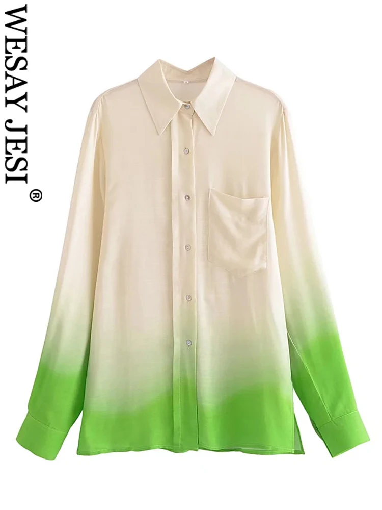 WESAY JESI Повседневная Свободная рубашка бежевый топ подол зеленая Асимметричная однобортная рубашка с карманами и длинными рукавами манжеты ...
WESAY JESI Повседневная Свободная рубашка бежевый топ подол зеленая Асимметричная однобортная рубашка с карманами и длинными рукавами манжеты ...