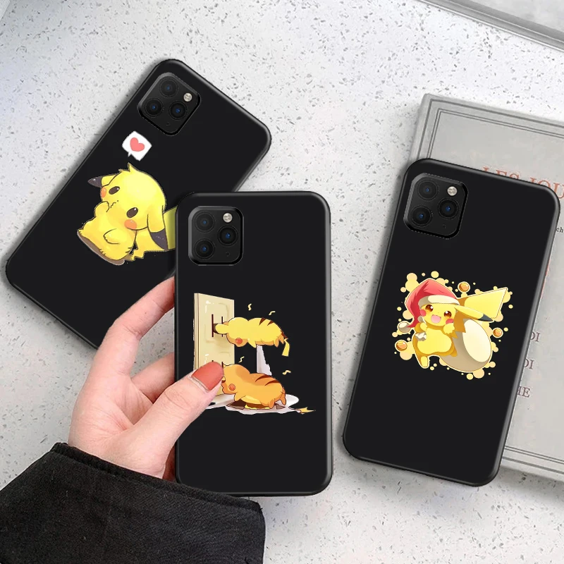Pikachu Pokémon Phone Case For Funda iPhone 13 11 Pro Max 12 Mini X XR XS Max SE 2020 Soft Etui Carcasa Silicone Cover Black
Pikachu Pokémon Phone Case For Funda iPhone 13 11 Pro Max 12 Mini X XR XS Max SE 2020 Soft Etui Carcasa Silicone Cover Black