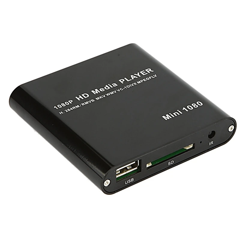 Full HD 1080P Media Player Center Multimedia Video Player Media Box With HDMI-Compatible VGA AV USB SD/MMC Mkv H.264
Full HD 1080P Media Player Center Multimedia Video Player Media Box With HDMI-Compatible VGA AV USB SD/MMC Mkv H.264