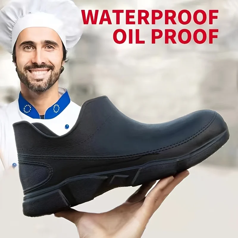 Men's Chef Shoes Waterproof Non-slip Oil-proof Wear-resistant Multifunctional Work Shoes Kitchen safety shoes work safety shoes
Men's Chef Shoes Waterproof Non-slip Oil-proof Wear-resistant Multifunctional Work Shoes Kitchen safety shoes work safety shoes
