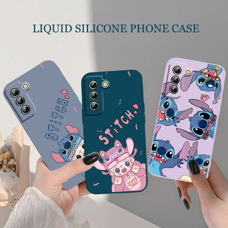Disney Stitch cartoon Phone Case For Samsung Galaxy S10 S10e S20 S21 S22 Plus Lite Ultra FE 4G 5G Liquid Rope Iuxury Silicone
Disney Stitch cartoon Phone Case For Samsung Galaxy S10 S10e S20 S21 S22 Plus Lite Ultra FE 4G 5G Liquid Rope Iuxury Silicone