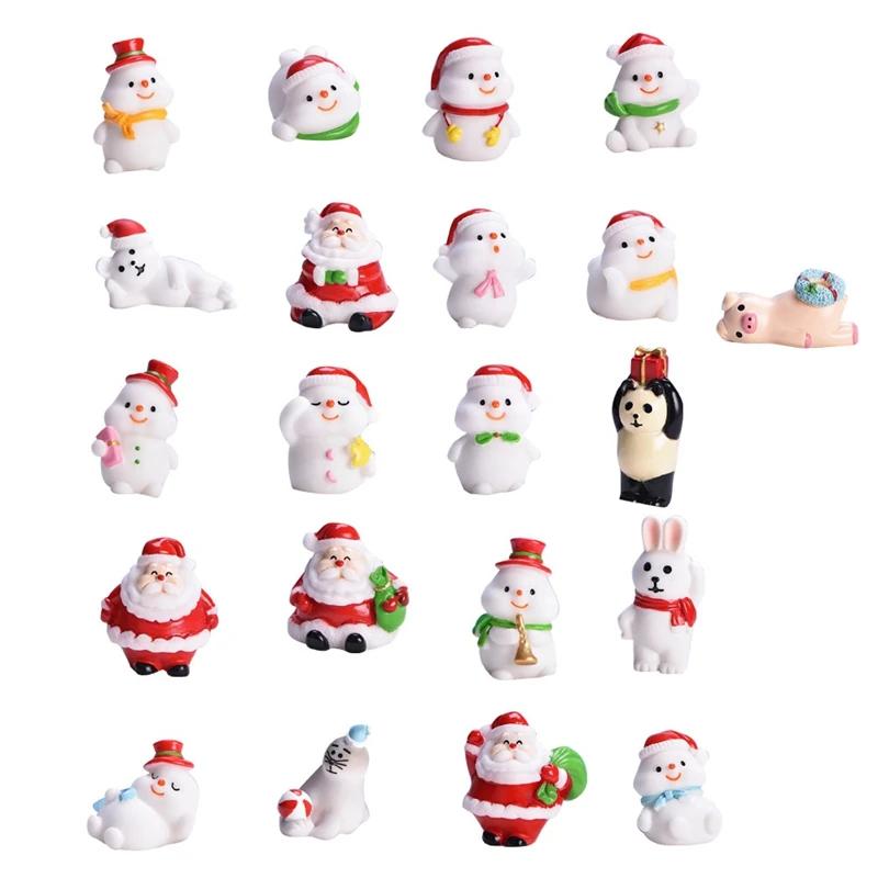 21Pcs Santa Claus Ice Cream Snowman Ornaments Christmas Tree Mini Landscape Decor Garden Christmas Decor For Home
21Pcs Santa Claus Ice Cream Snowman Ornaments Christmas Tree Mini Landscape Decor Garden Christmas Decor For Home