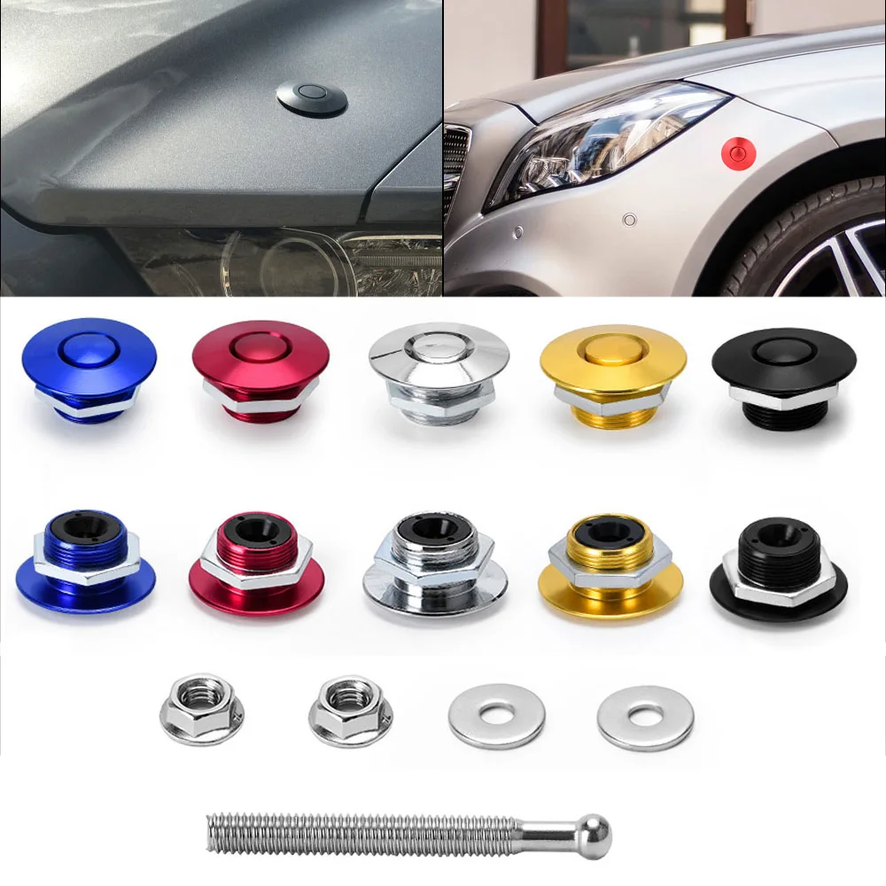 2 шт. Кнопка зажим быстросъемный автомобильный передний бампер капот булавка Замок капота двигателя защелка Зажим Комплект кузова сплав ав... 
2 шт. Кнопка зажим быстросъемный автомобильный передний бампер капот булавка Замок капота двигателя защелка Зажим Комплект кузова сплав ав...