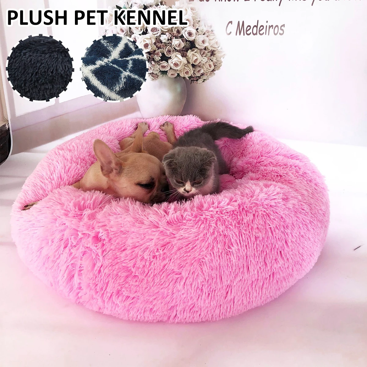 Plush Dog Bed Round Pet Bed Soft Cat Bed Washable Detachable Comfy Pet Sleeping Mat Puppy Cushion Kennel Pad Fluffy Dog Winter
Plush Dog Bed Round Pet Bed Soft Cat Bed Washable Detachable Comfy Pet Sleeping Mat Puppy Cushion Kennel Pad Fluffy Dog Winter
