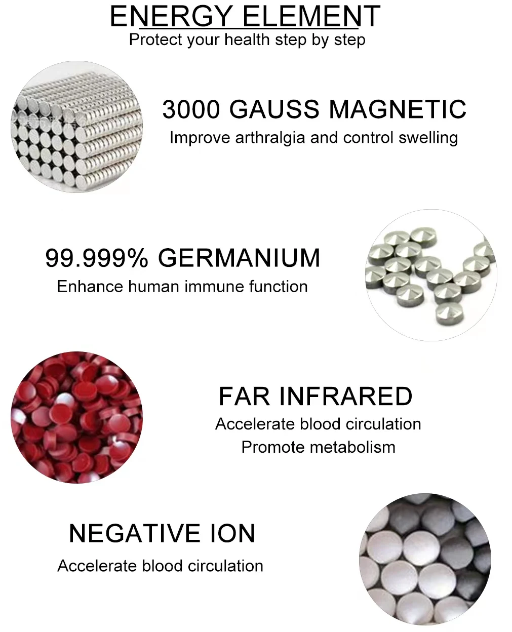 40PCS 99.99% PURE Japan Metal Pendant Women Health Jewelry 2 in1 Germanium Titanium Pendant Kids Women Jewelry Gift
40PCS 99.99% PURE Japan Metal Pendant Women Health Jewelry 2 in1 Germanium Titanium Pendant Kids Women Jewelry Gift