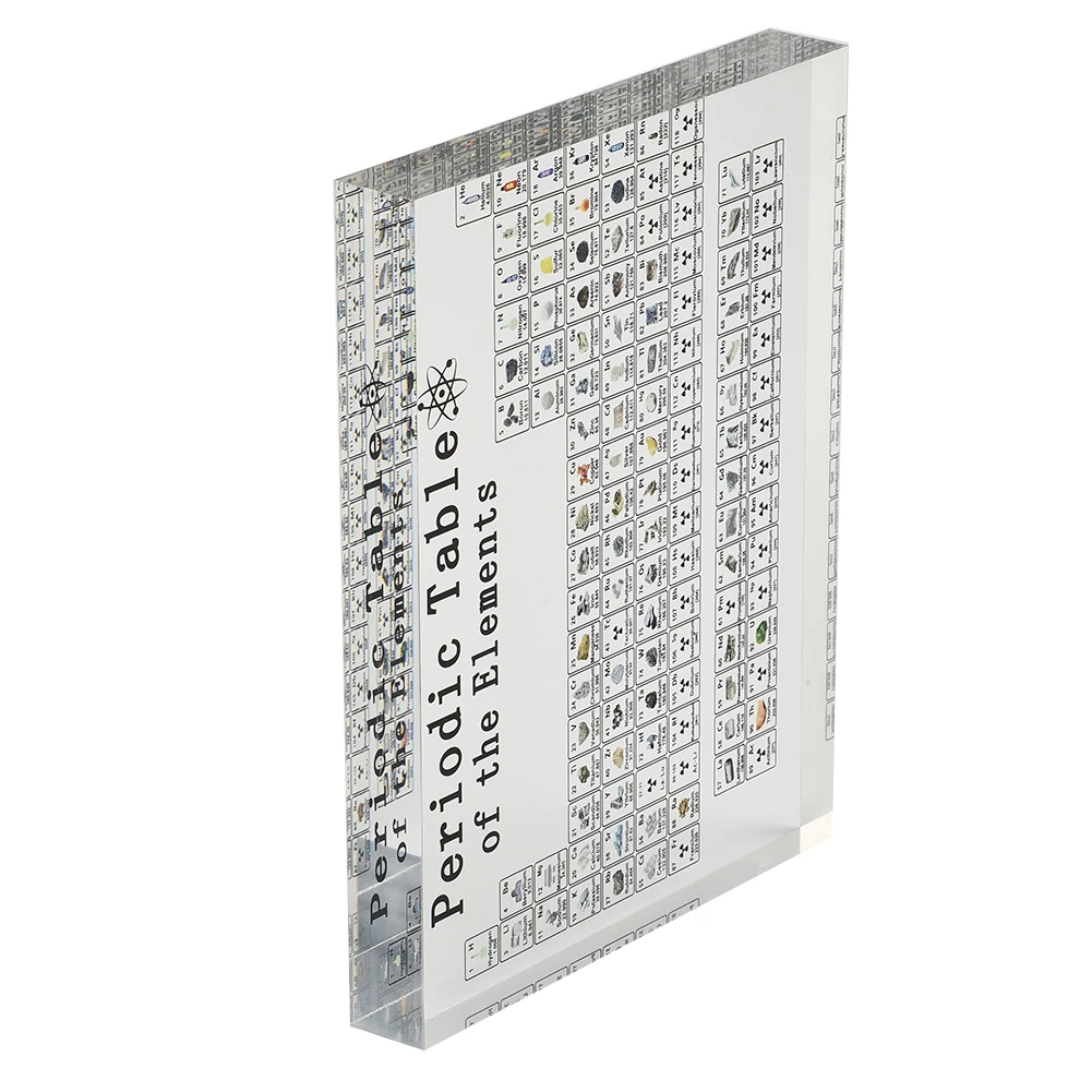 Chemical Periodic Table With Element 85-bit Acrylic Display Home Decor Letter Ornament Samples School Studying
Chemical Periodic Table With Element 85-bit Acrylic Display Home Decor Letter Ornament Samples School Studying