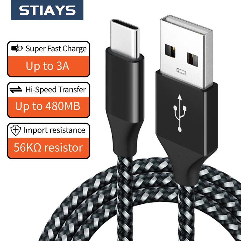 STIAYS USB-C Type-C Lightning Cable for Samsung S21 Huawei P40 P30 Fast Charge Data Cable for Xiaomi Mobile Phone Charger Cable
STIAYS USB-C Type-C Lightning Cable for Samsung S21 Huawei P40 P30 Fast Charge Data Cable for Xiaomi Mobile Phone Charger Cable