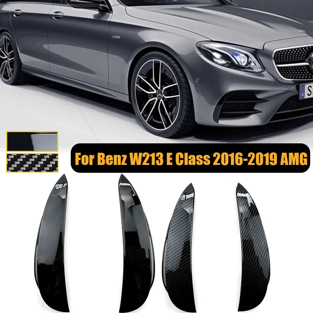W213 Front Bumper Canards Splitter Side Vent Flap Fin Cover For Mercedes Benz C238 E200 E300 E350 AMG 2016-2019 Car Accessories
W213 Front Bumper Canards Splitter Side Vent Flap Fin Cover For Mercedes Benz C238 E200 E300 E350 AMG 2016-2019 Car Accessories