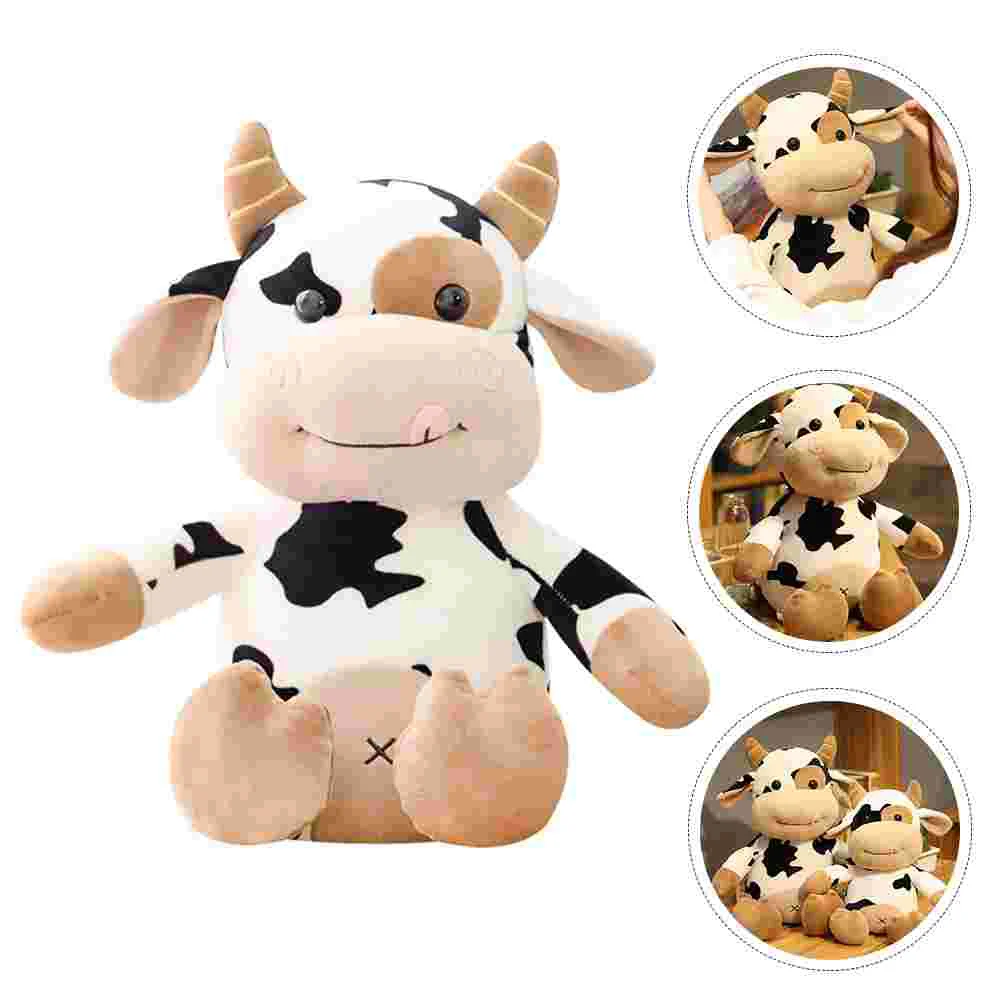 Cow Plush Animal Stuffedpillowfarmthrowbaby Animalsfluffy Cushion 2021 Chinese New Year Ox Hugging Kids Funny 
Cow Plush Animal Stuffedpillowfarmthrowbaby Animalsfluffy Cushion 2021 Chinese New Year Ox Hugging Kids Funny