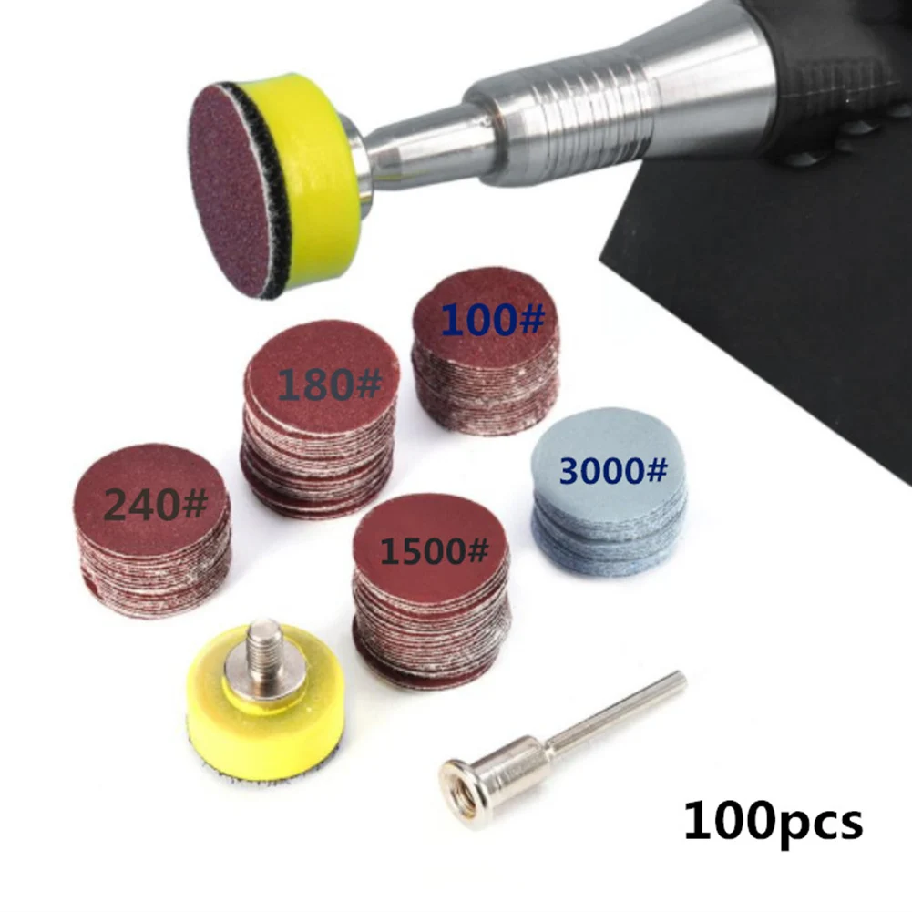 100Pcs Sanding Discs Pad 1inch 25mm 100-3000 Grit Abrasive Polishing Pad Kit for Dremel Rotary Tool Sandpapers Accessories
100Pcs Sanding Discs Pad 1inch 25mm 100-3000 Grit Abrasive Polishing Pad Kit for Dremel Rotary Tool Sandpapers Accessories