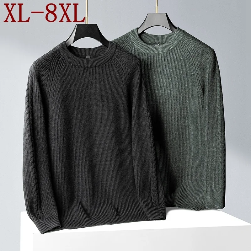 7XL 8XL 6XL 2023 New Winter Thick Warm Casual Sweater Men Long Sleeve Loose Male Pullover Classic Coarse Wool Mens Jumpers
7XL 8XL 6XL 2023 New Winter Thick Warm Casual Sweater Men Long Sleeve Loose Male Pullover Classic Coarse Wool Mens Jumpers