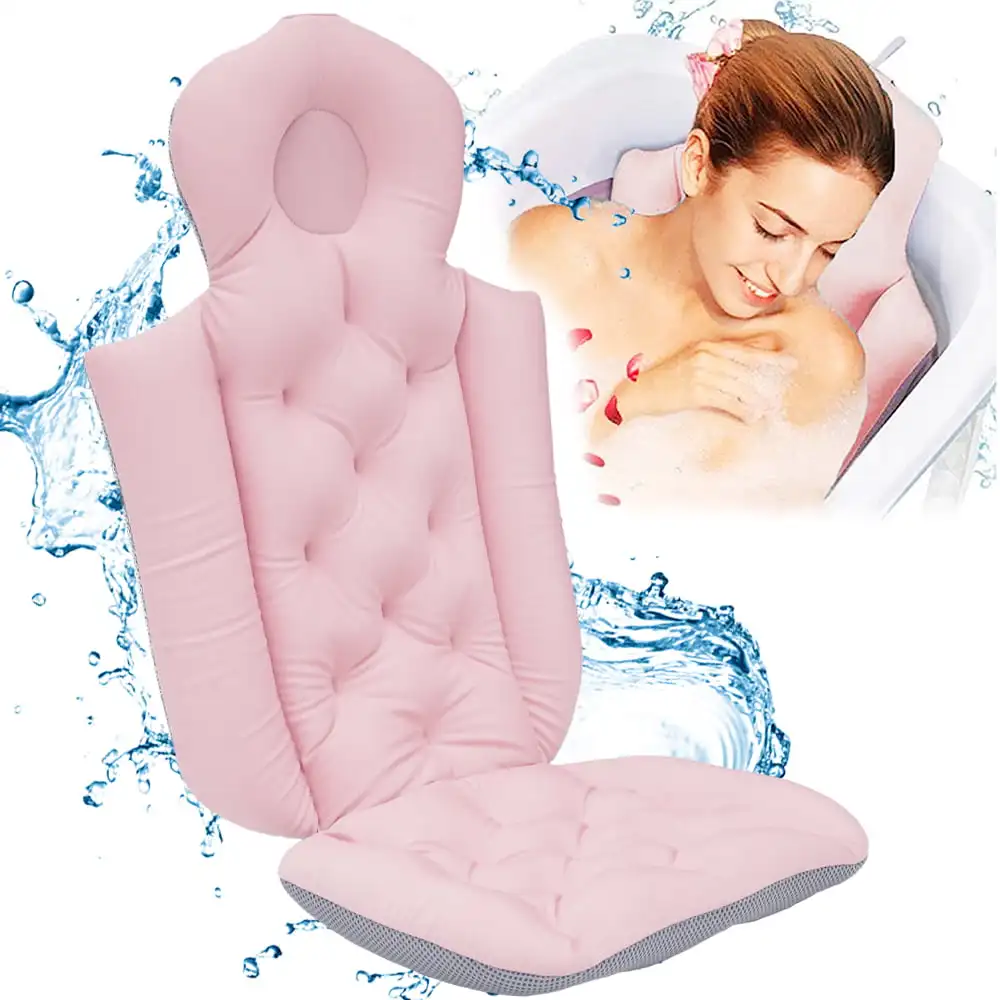 Full Body Bath Pillow Adult Spa Neck Back Relax Full Body Bathtub Cushion Non Slip Bath Comfort Pillow Bathing Pad
Full Body Bath Pillow Adult Spa Neck Back Relax Full Body Bathtub Cushion Non Slip Bath Comfort Pillow Bathing Pad