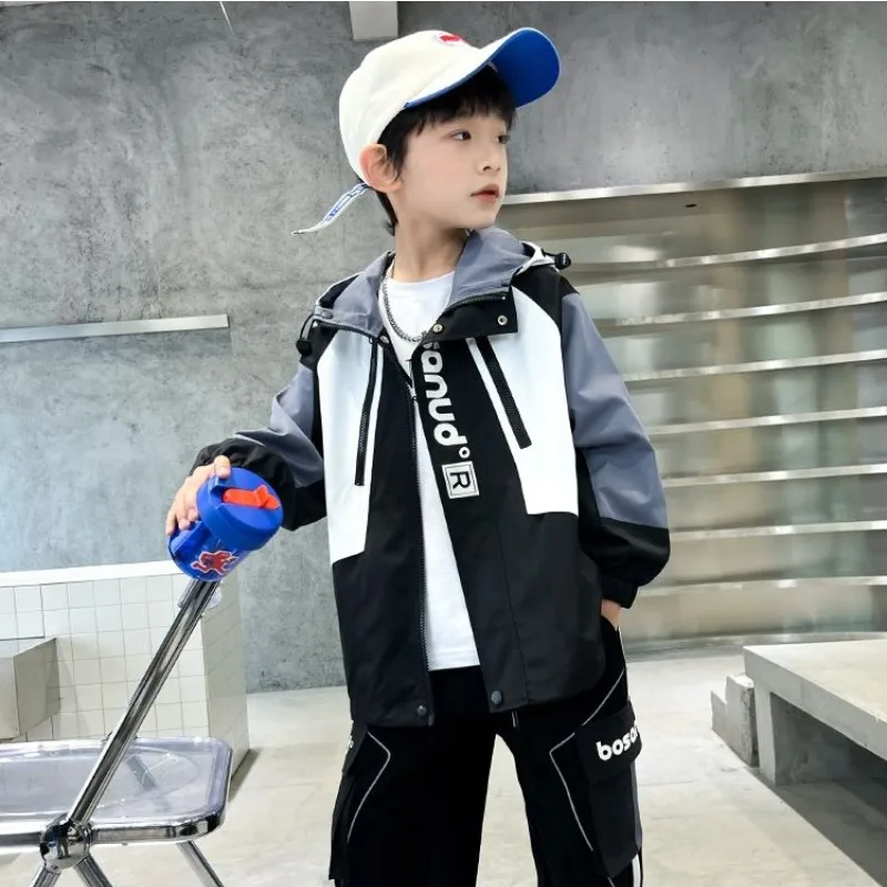 Kids Boys Casual Sports Sets Outfits Tracksuit Hoodie Long Sleeve Striped Letter Zipper Coat Jacket + Pants Children Clothes
Kids Boys Casual Sports Sets Outfits Tracksuit Hoodie Long Sleeve Striped Letter Zipper Coat Jacket + Pants Children Clothes