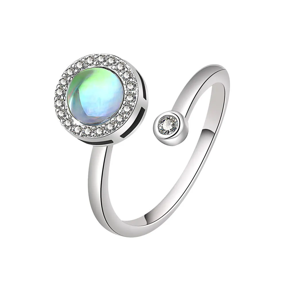 Wholesale Round Rotatable Real 925 Sterling Silver Needle Free Size Ring Female Adjustable Finger Ring Temperament
Wholesale Round Rotatable Real 925 Sterling Silver Needle Free Size Ring Female Adjustable Finger Ring Temperament