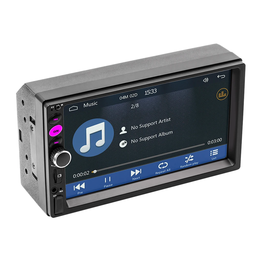 Universal 2 DIN Car Stereo Sound MP5 Player RCA Output Vehicle 87.5-108.0Mhz Remote Control Touch Screen Automobile
Universal 2 DIN Car Stereo Sound MP5 Player RCA Output Vehicle 87.5-108.0Mhz Remote Control Touch Screen Automobile