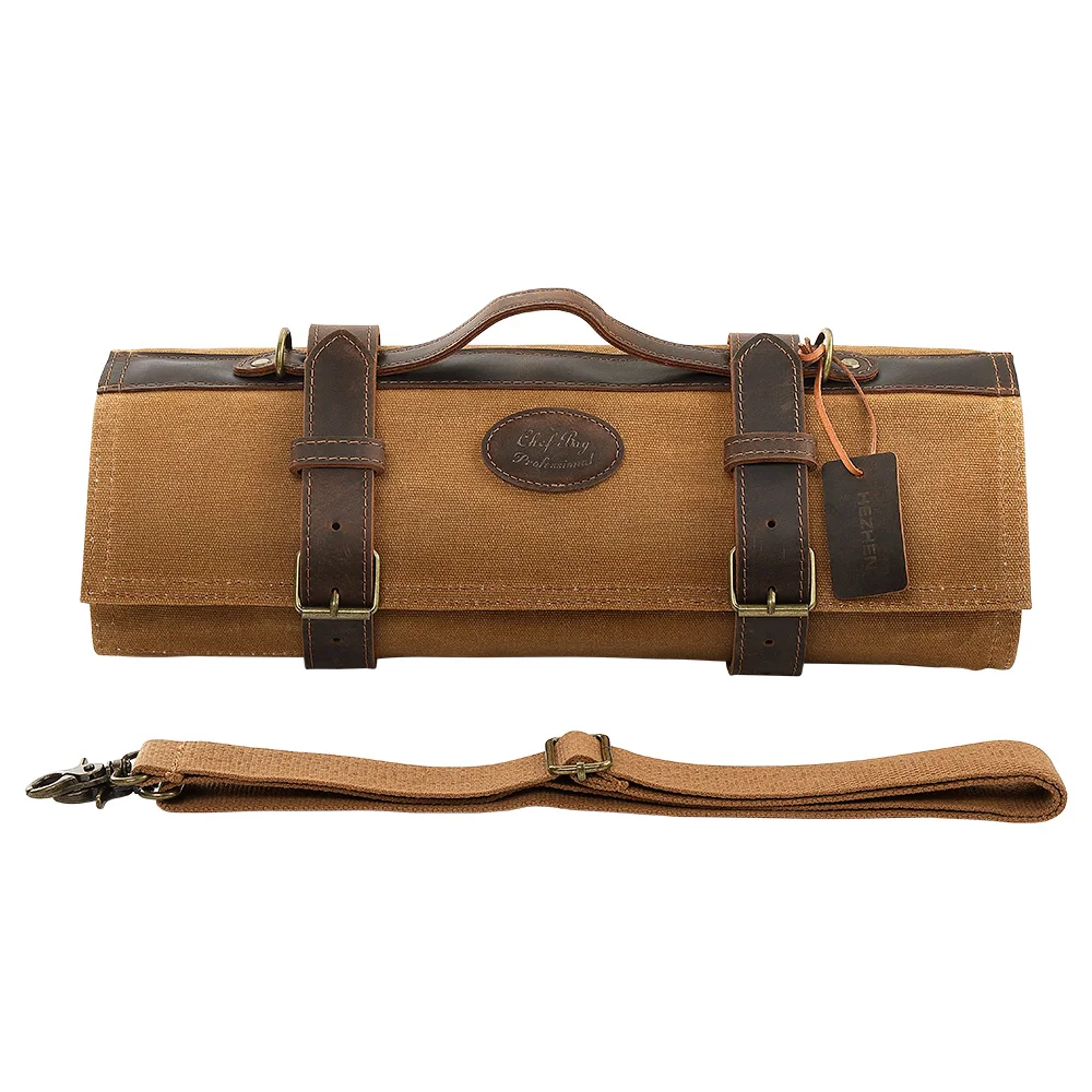 HEZHEN Сумка для хранения ножей из холщевой ткани
HEZHEN Сумка для хранения ножей из холщевой ткани