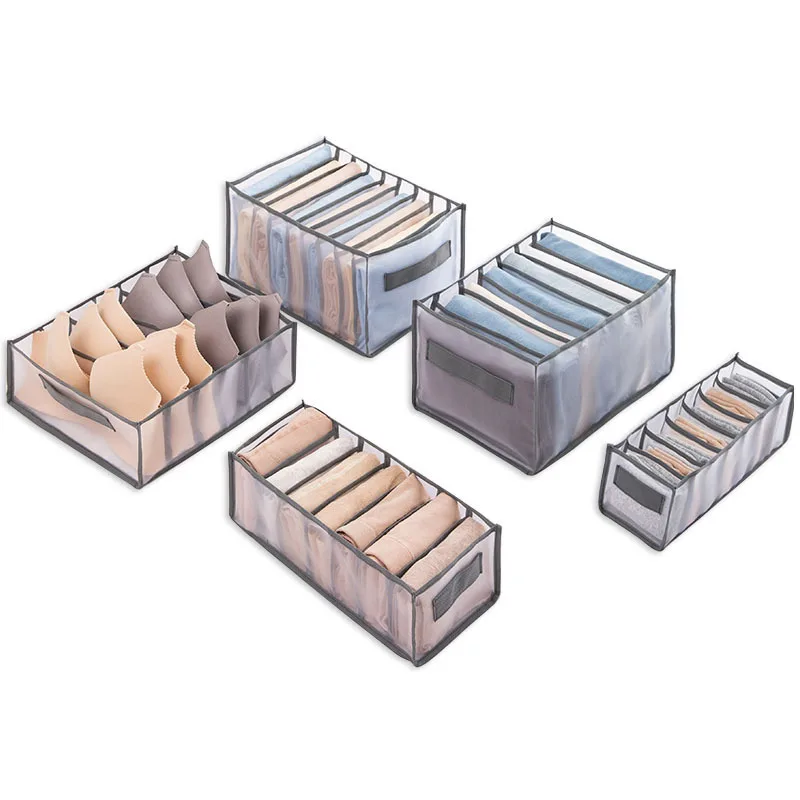 Wardrobe Clothes Underwear Storage Collapsible Box Foldable Drawer Organizer Divider Closet Storage Box for Underwear Bra Sock
Wardrobe Clothes Underwear Storage Collapsible Box Foldable Drawer Organizer Divider Closet Storage Box for Underwear Bra Sock