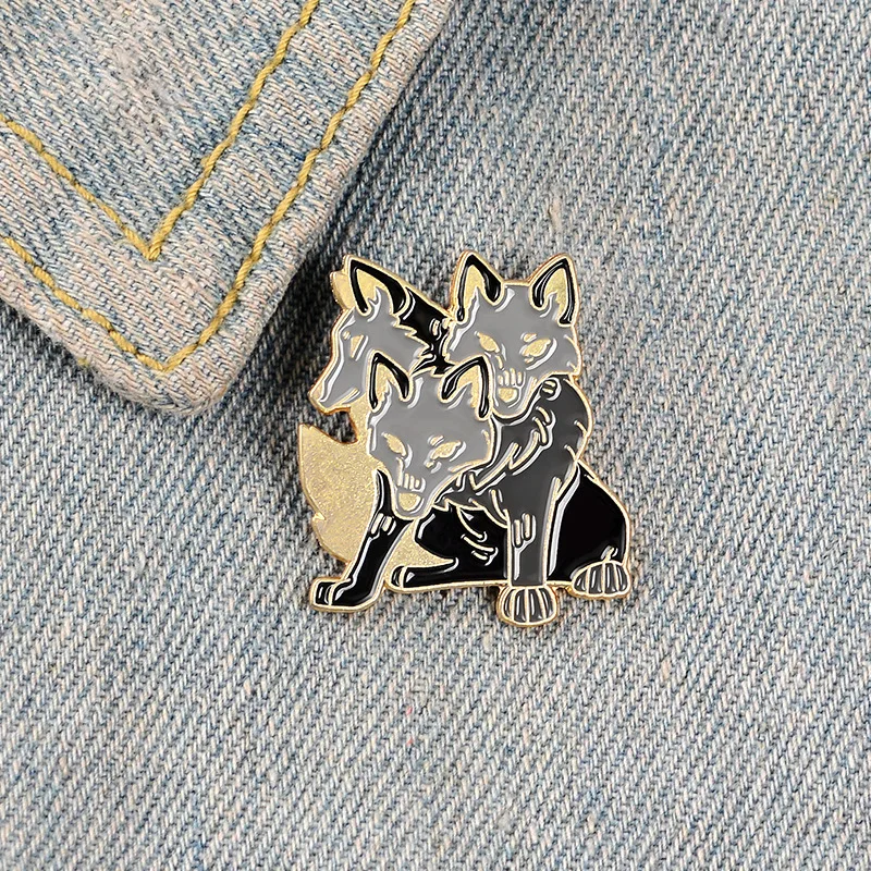 Fierce Women's Brooch Cute Lapel Pins Three Little Wolves New Year Gift Badges Enamel Pin Christmas Friends Jewelry Fashion
Fierce Women's Brooch Cute Lapel Pins Three Little Wolves New Year Gift Badges Enamel Pin Christmas Friends Jewelry Fashion