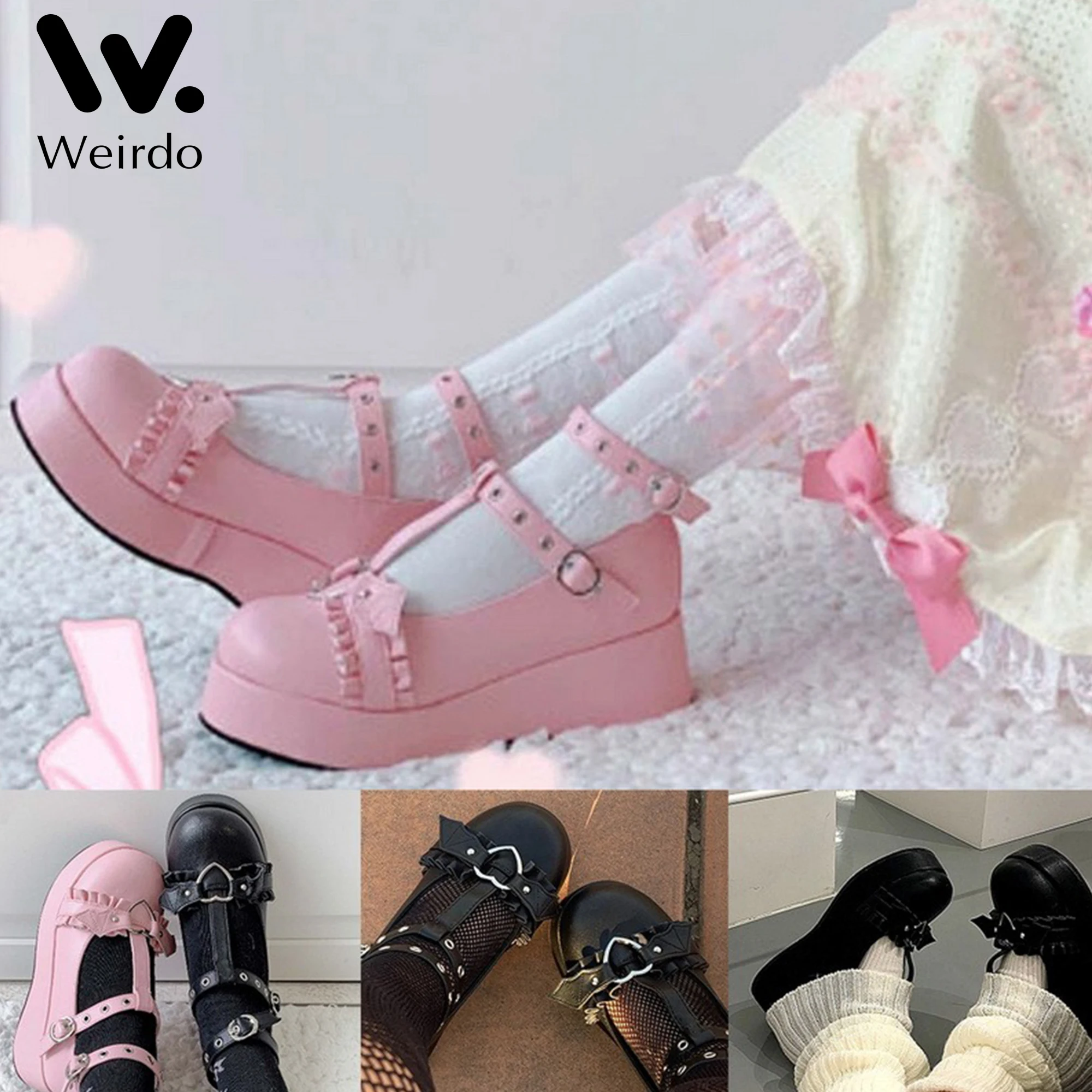 Fashion Female Lolita Cute Women's Platform High Heels Cosplay Shoes Women Leather Shoes
Fashion Female Lolita Cute Women's Platform High Heels Cosplay Shoes Women Leather Shoes