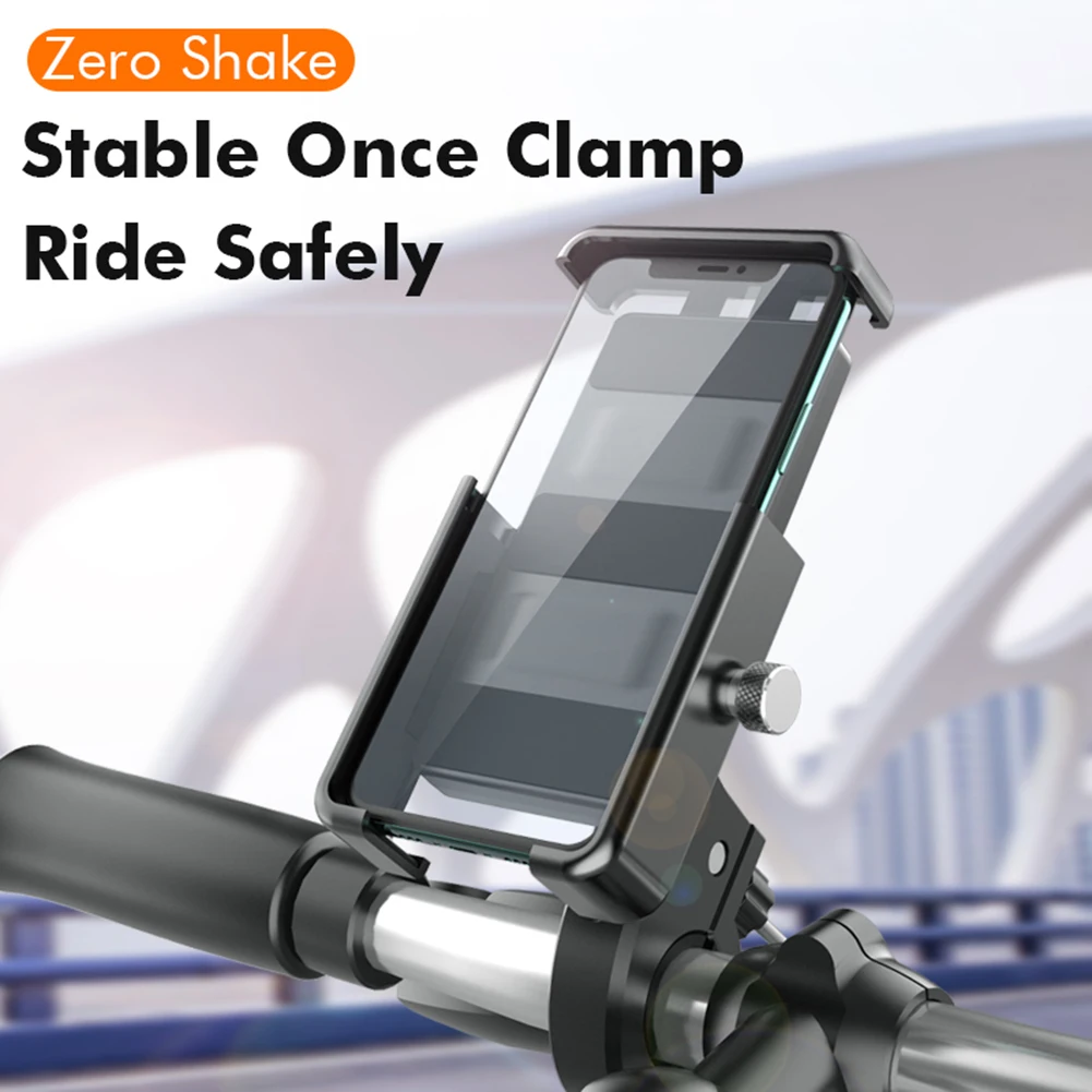 Cycling Phone Holder Handlebar Phone Mount Stand Adjustable Non-Slip Phone Clamp Motorcycle Scooter Bicycle Phone Mount 4.7-6.5"
Cycling Phone Holder Handlebar Phone Mount Stand Adjustable Non-Slip Phone Clamp Motorcycle Scooter Bicycle Phone Mount 4.7-6.5"
