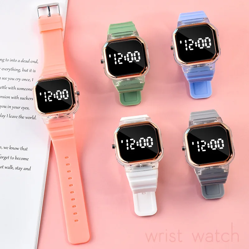 LED Square New Electronic Watch Student Outdoor Sports Waterproof Digital Electronic Bracelet Watch Women Wristwatch
LED Square New Electronic Watch Student Outdoor Sports Waterproof Digital Electronic Bracelet Watch Women Wristwatch