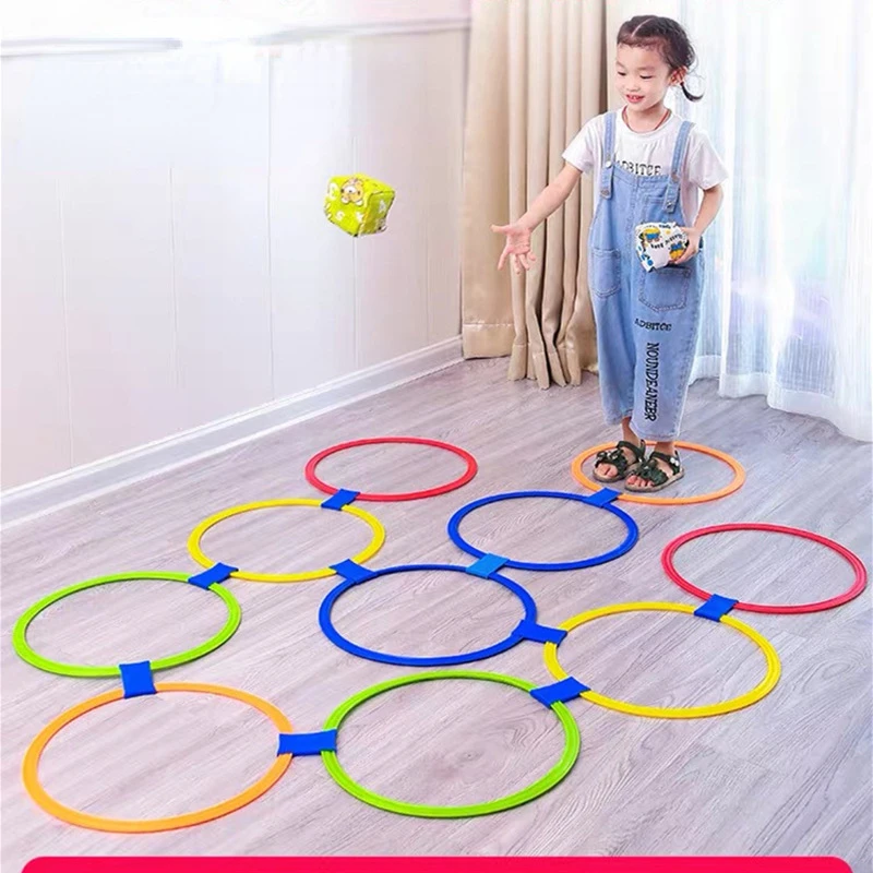 Hopscotch Ring Jumping For Kids Sports Outdoor Toys Play Outside and Inside Toys Children Garden Backyard Indoor Carnival Game
Hopscotch Ring Jumping For Kids Sports Outdoor Toys Play Outside and Inside Toys Children Garden Backyard Indoor Carnival Game