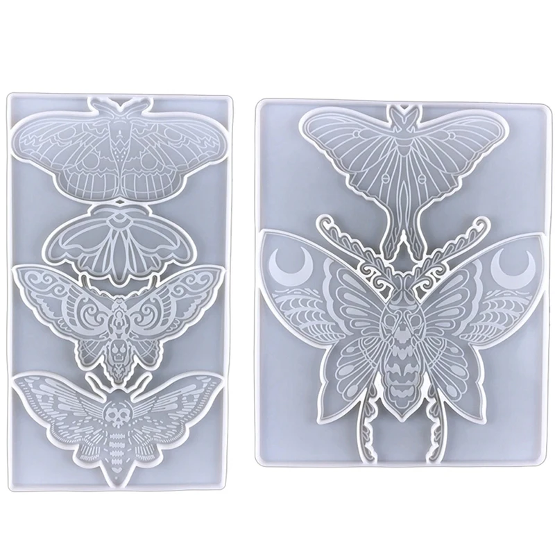 Practical 2Pcs Butterfly Wall Decoration Crystal Epoxy Resin Mold DIY Moth Pendant Decoration Silicone Mold
Practical 2Pcs Butterfly Wall Decoration Crystal Epoxy Resin Mold DIY Moth Pendant Decoration Silicone Mold
