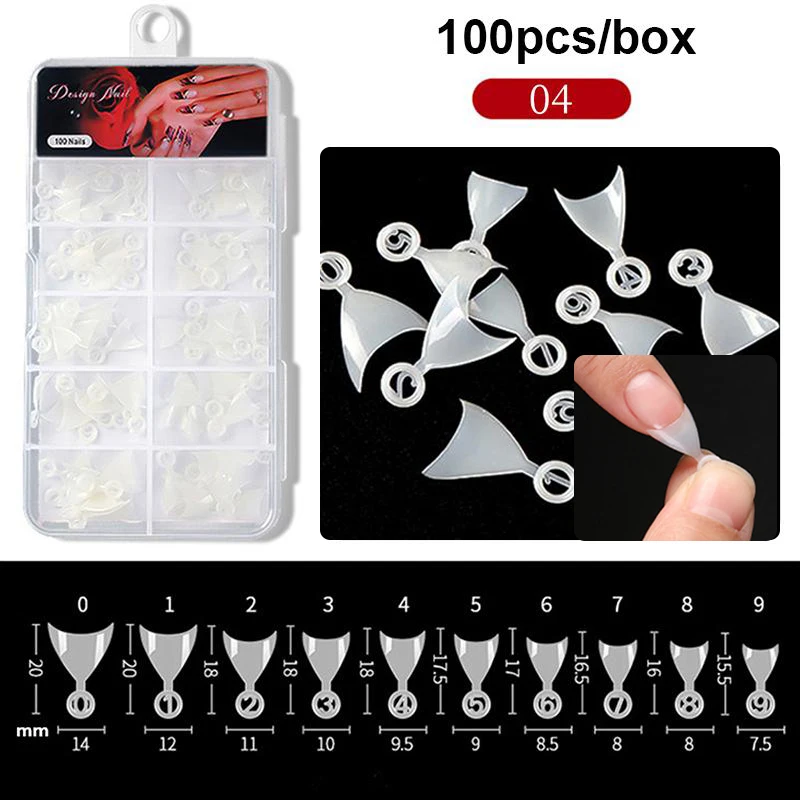 100pcs Professional False Nails Acrylic Short Nail Patch Edge False Nail Half Cover Artificial French Fake Nails Tips Nail Tool
100pcs Professional False Nails Acrylic Short Nail Patch Edge False Nail Half Cover Artificial French Fake Nails Tips Nail Tool