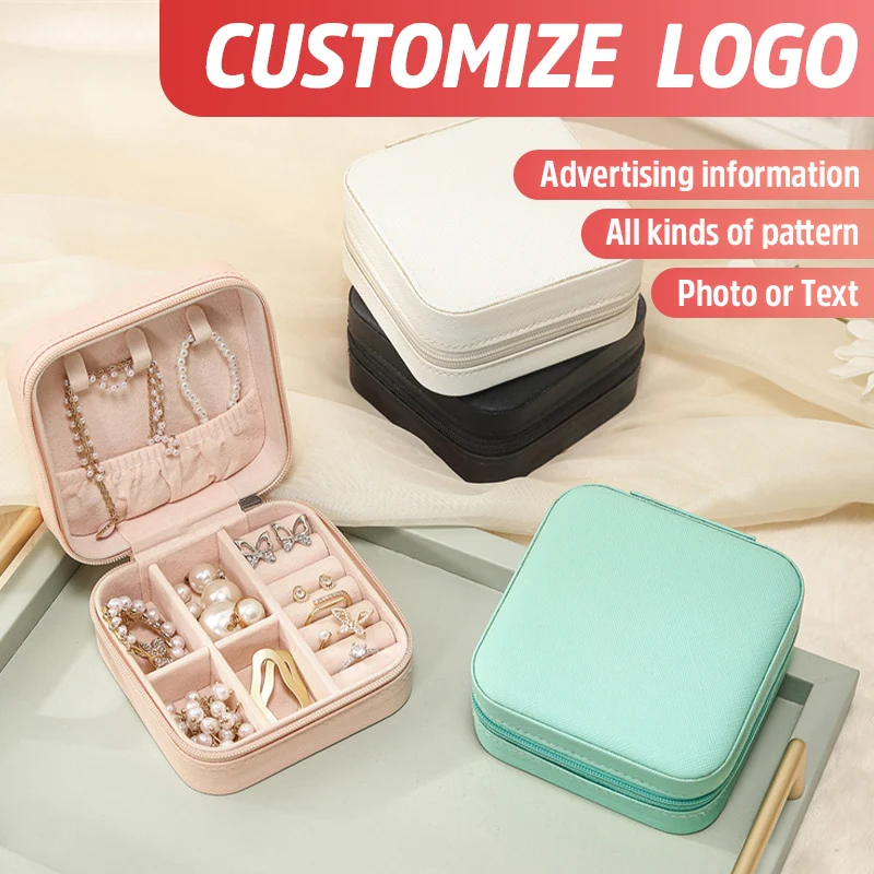 Customizable Travel Jewelry Storage Box Double Layer Jewelry Organizer Case Portable Leather Organizer Customize Logo Pattern
Customizable Travel Jewelry Storage Box Double Layer Jewelry Organizer Case Portable Leather Organizer Customize Logo Pattern