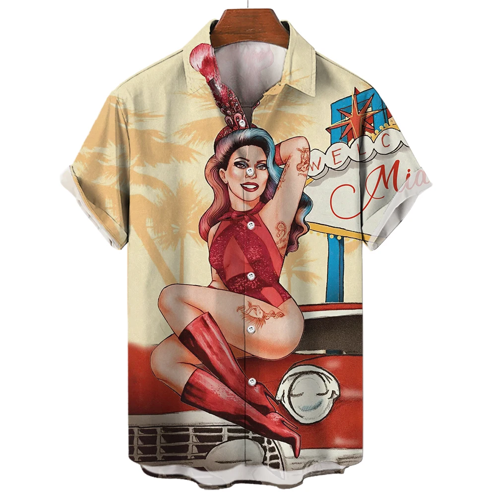 Vintage Shirts For Men Fashion Rock Hawaiian Men's Shirt Streetwear Fashion Male Clothes Casual Harajuku Tops Blouse Camisas New
Vintage Shirts For Men Fashion Rock Hawaiian Men's Shirt Streetwear Fashion Male Clothes Casual Harajuku Tops Blouse Camisas New