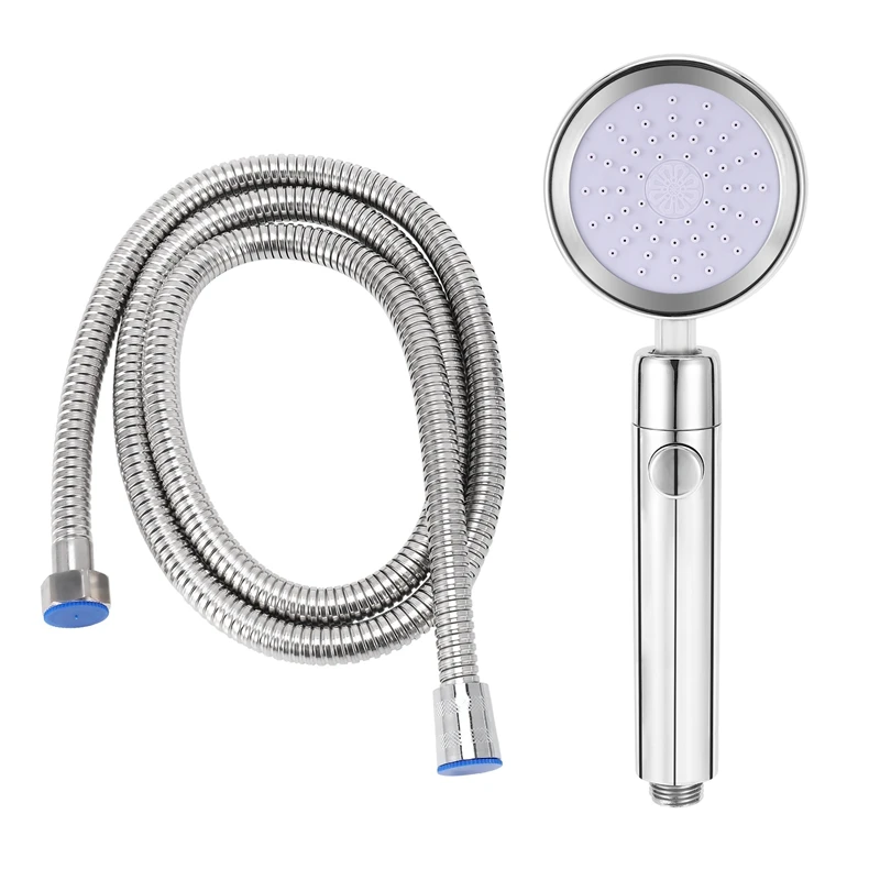 Shower Head, High Pressure Hand Shower With On/Off Switch And 1.5M Hose, Rain Shower Head With Water Saving
Shower Head, High Pressure Hand Shower With On/Off Switch And 1.5M Hose, Rain Shower Head With Water Saving