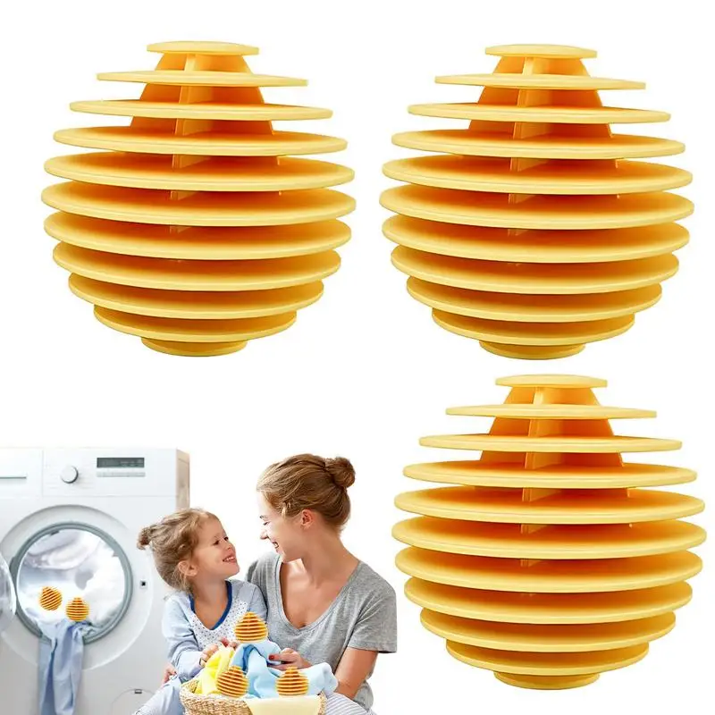 3pcs Dryer Balls Reusable Anti Static Scrubbing Laundry Ball Spherical Vane Lint Catcher Hair Remover For Laundry Drying time
3pcs Dryer Balls Reusable Anti Static Scrubbing Laundry Ball Spherical Vane Lint Catcher Hair Remover For Laundry Drying time