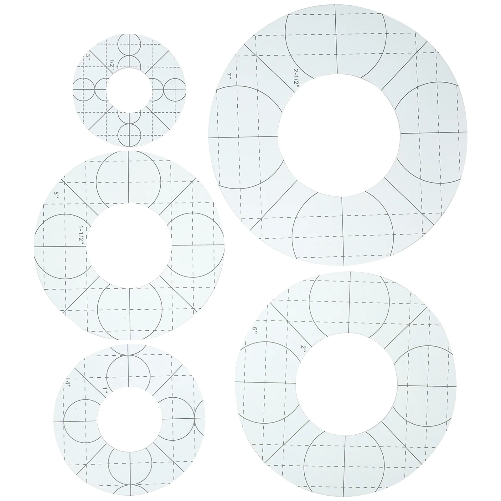 5pcs Quilting Ruler Templates Sewing Flexible Ruler Sewing Triangle Ruler Sewing Circle Ruler Fabric Sewing Ruler
5pcs Quilting Ruler Templates Sewing Flexible Ruler Sewing Triangle Ruler Sewing Circle Ruler Fabric Sewing Ruler