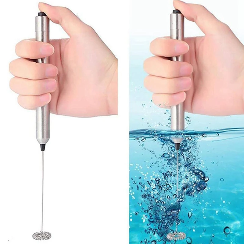 Stainless Steel Milk Frother Electric Handheld Coffee Mixer Coffee Blender Milk Foamer Maker Egg Beater
Stainless Steel Milk Frother Electric Handheld Coffee Mixer Coffee Blender Milk Foamer Maker Egg Beater