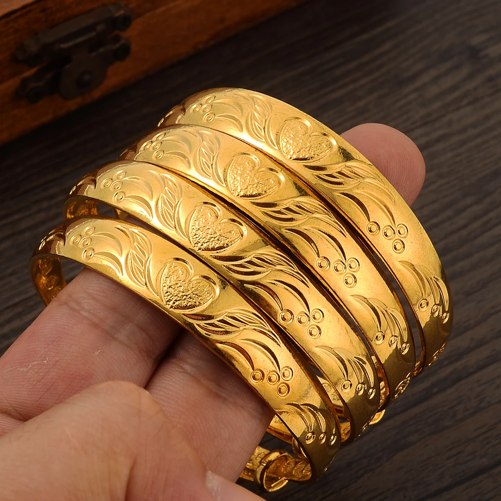 24k Gold Adjust Size Bangle for Women Gold Dubai Bride Wedding Ethiopian Bracelet Africa Bangle Arab Jewelry Gold Charm Bracelet
24k Gold Adjust Size Bangle for Women Gold Dubai Bride Wedding Ethiopian Bracelet Africa Bangle Arab Jewelry Gold Charm Bracelet
