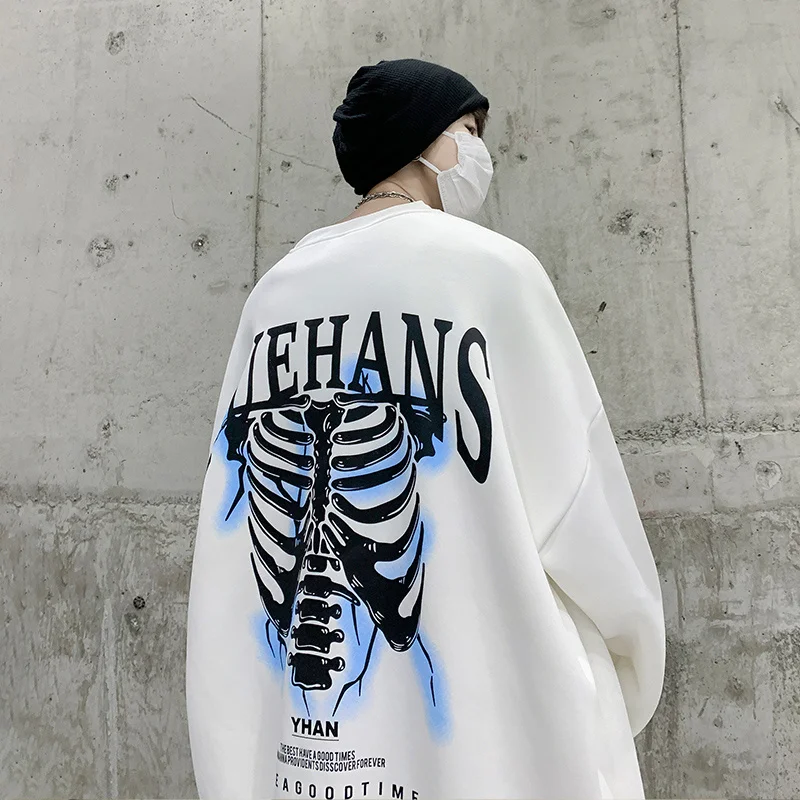 Streetwear Graphic Y2K Men Sweatshirts Hip Hop Letter Printed Causal Pullovers Winter New Korean Style Fashion Unisex Top
Streetwear Graphic Y2K Men Sweatshirts Hip Hop Letter Printed Causal Pullovers Winter New Korean Style Fashion Unisex Top